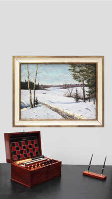 Дубовицкий Виктор Николаевич. Зимний погожий денек